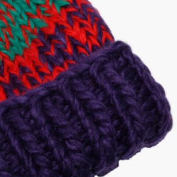 Tide Stripe Pompom Beanie, OS, NWT - Picture 2 of 2